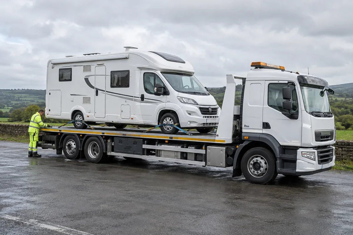vehicle recovery and transport illustration